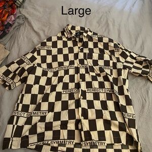 Checkered Button Down Shirt